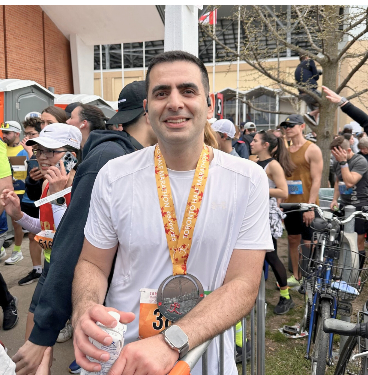 Hooman, co-founder of Crewa running app